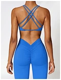 cross back sports bra