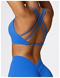 cross back sports bra